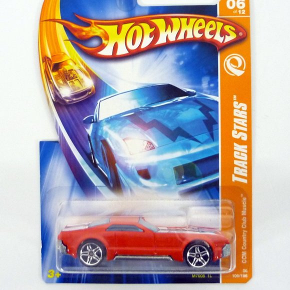 Hot Wheels CCM Country Club Muscle Track Stars #6 of 12 Red Die-Cast Car 2008 - Picture 1 of 1